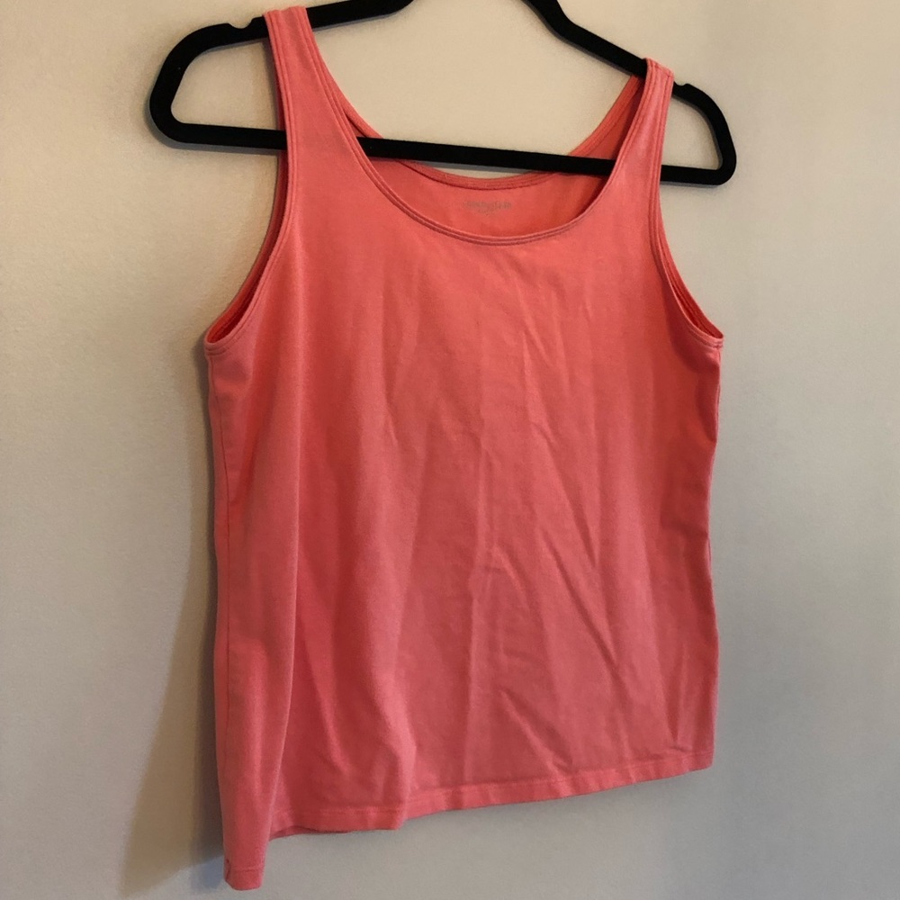 Pink Eileen Fisher Scoop Neck Tank